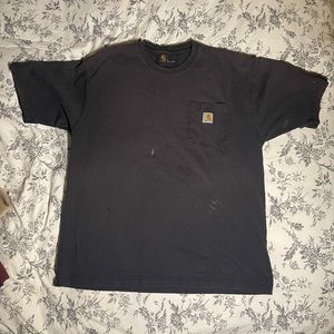 Large Black Mens Carhartt Shirt